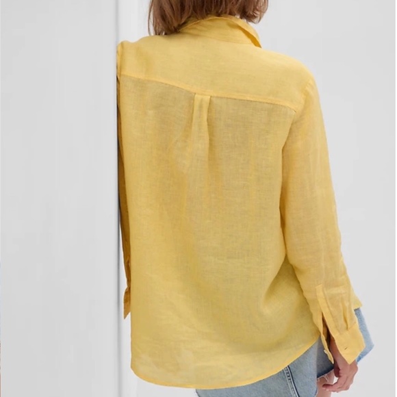 Linen Boyfriend Shirt - Picture 2 of 9